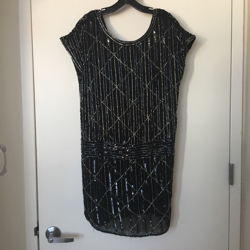 F21 Beaded Flapper Girl Dress